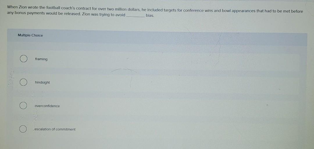 When Zion wrote the football coach's contract for