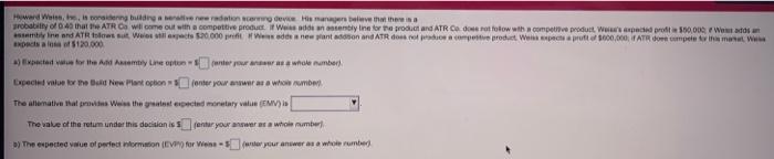 Howard Weise be in building a new radation device