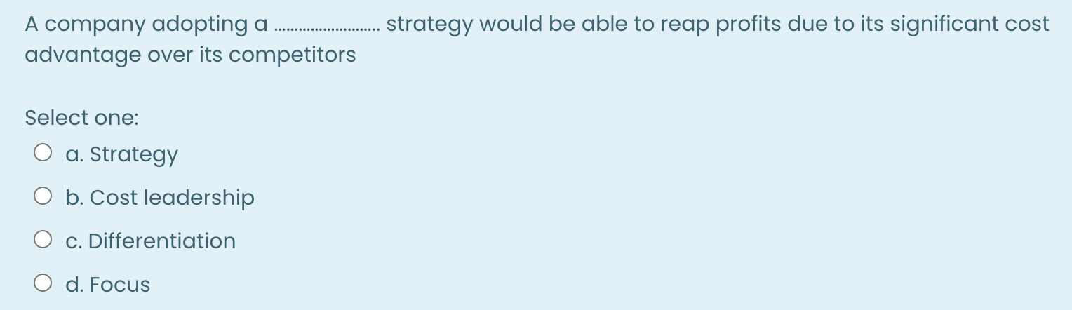 strategy would be able to reap profits due to its