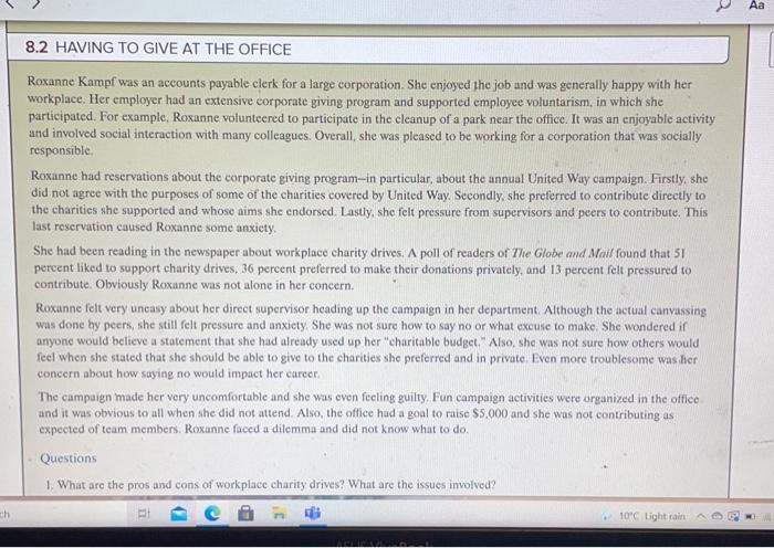 Subject is business value and ethics this is