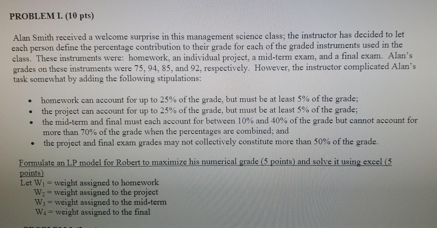 need to solve with excel solver, thanks for the