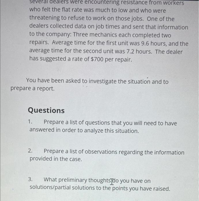 This is the Product Recall Mini Case Study.