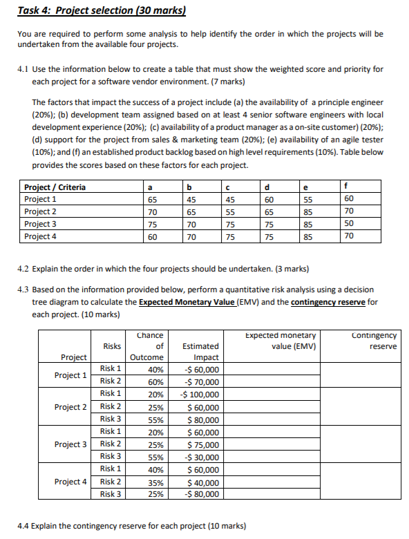 Quantitative Analysis Task 1: Business case