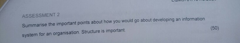 LGVIJUTUD ASSESSMENT 2 Summarise the important