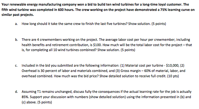 Ar renewable energy manufacturing company won a