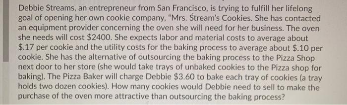 Debbie Streams, an entrepreneur from San