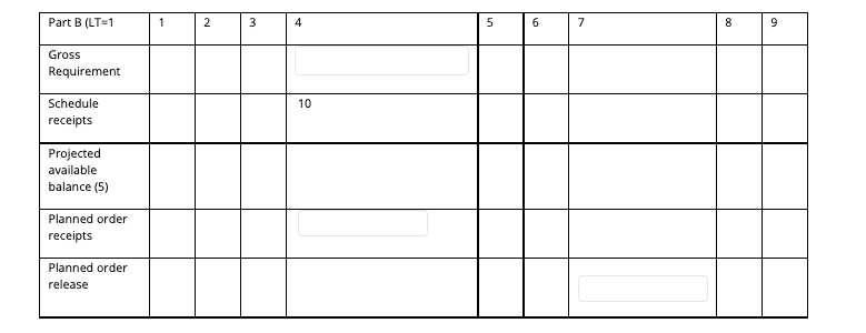 Could you please answer this question # 9 with