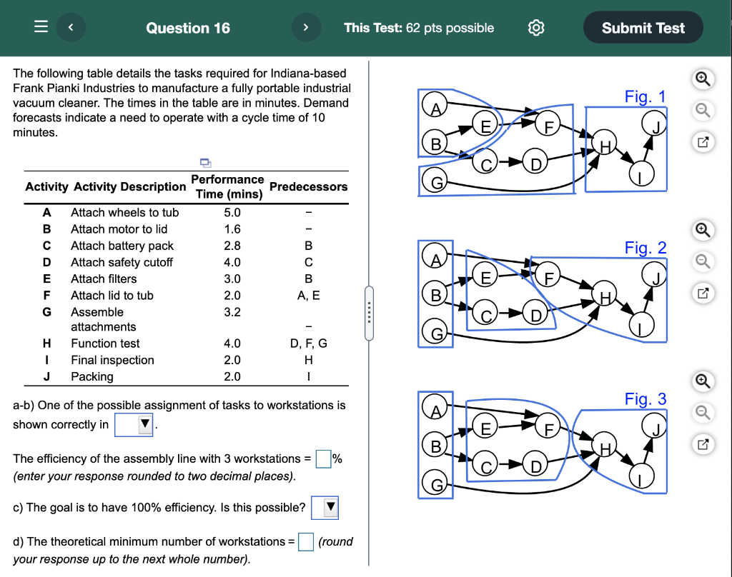 = Question 16 This Test: 62 pts possible Submit