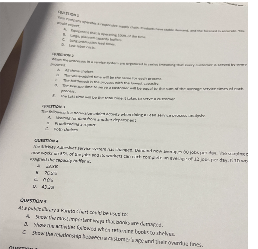 operations and business processes on the