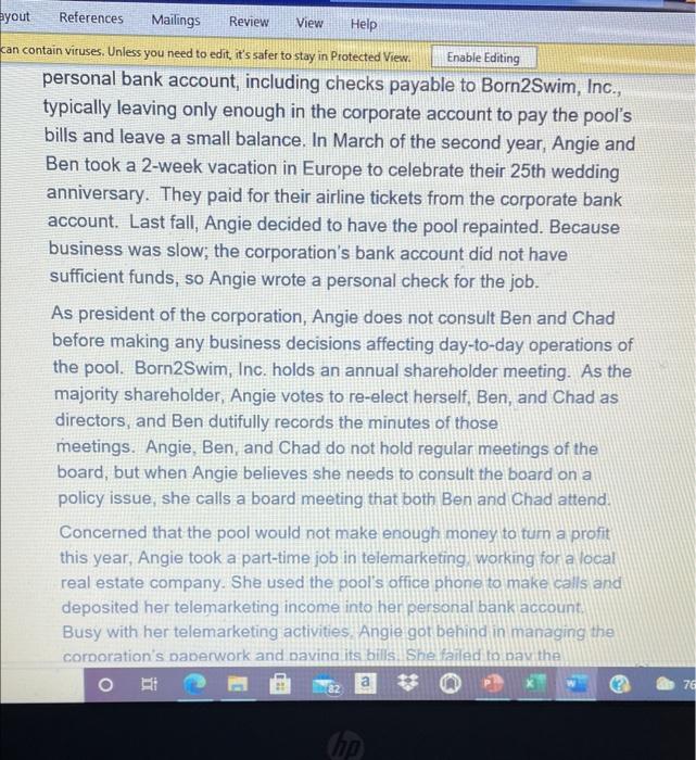 cho Editing Ruiz y Born2Swim and Cook The