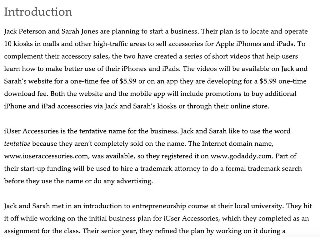 Pretend you are Sarah or Jack. Are there