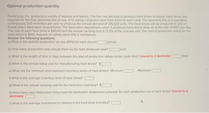 PorthComp, inc produces a variety of laptops and