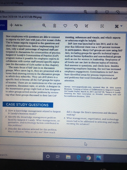 INTERACTIVE SESSION MANAGEMENT Sargent & Lundy