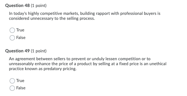 Question 41 (1 point) As revenue producers,