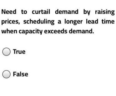 Need to curtail demand by raising prices,