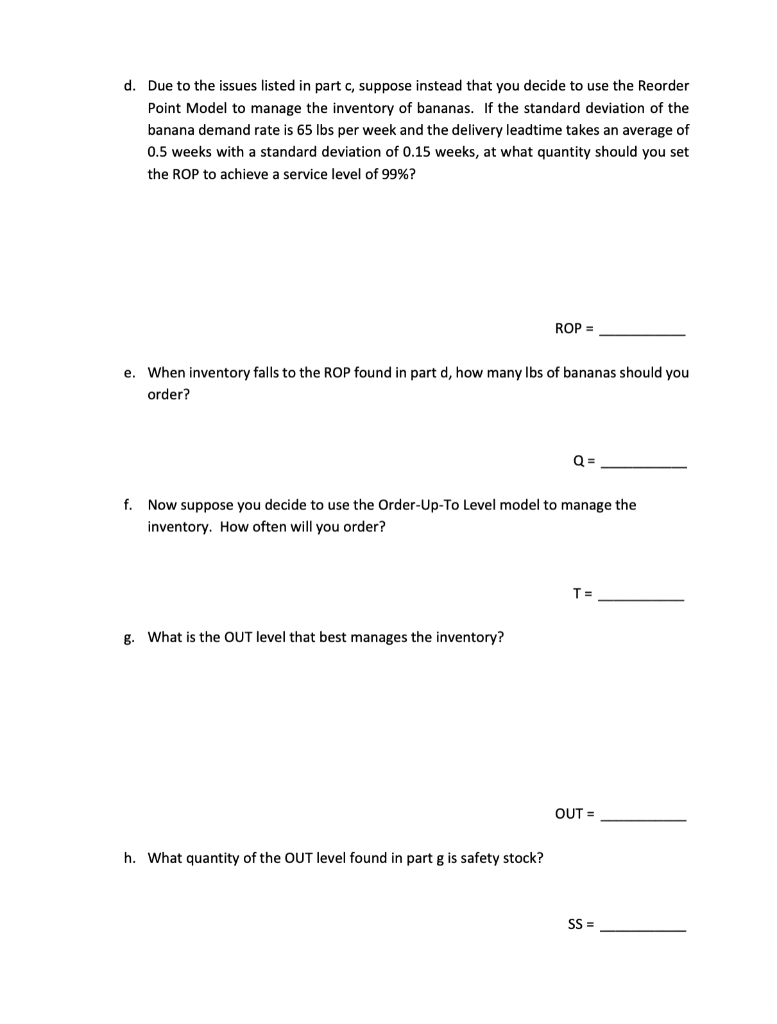 This is all the info given for the question. 2.