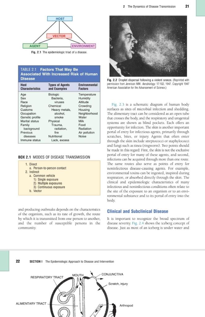 Consider the lecture on infectious diseases