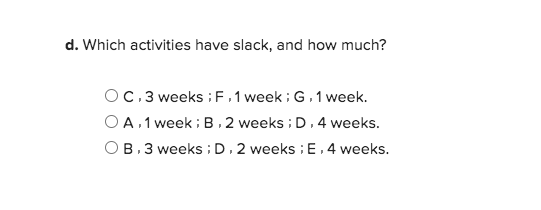 Problem 5-8 (Algo) Schedule the following