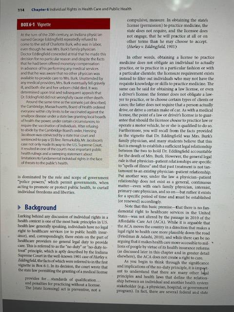 Topic: Legal rights in healthcare and public