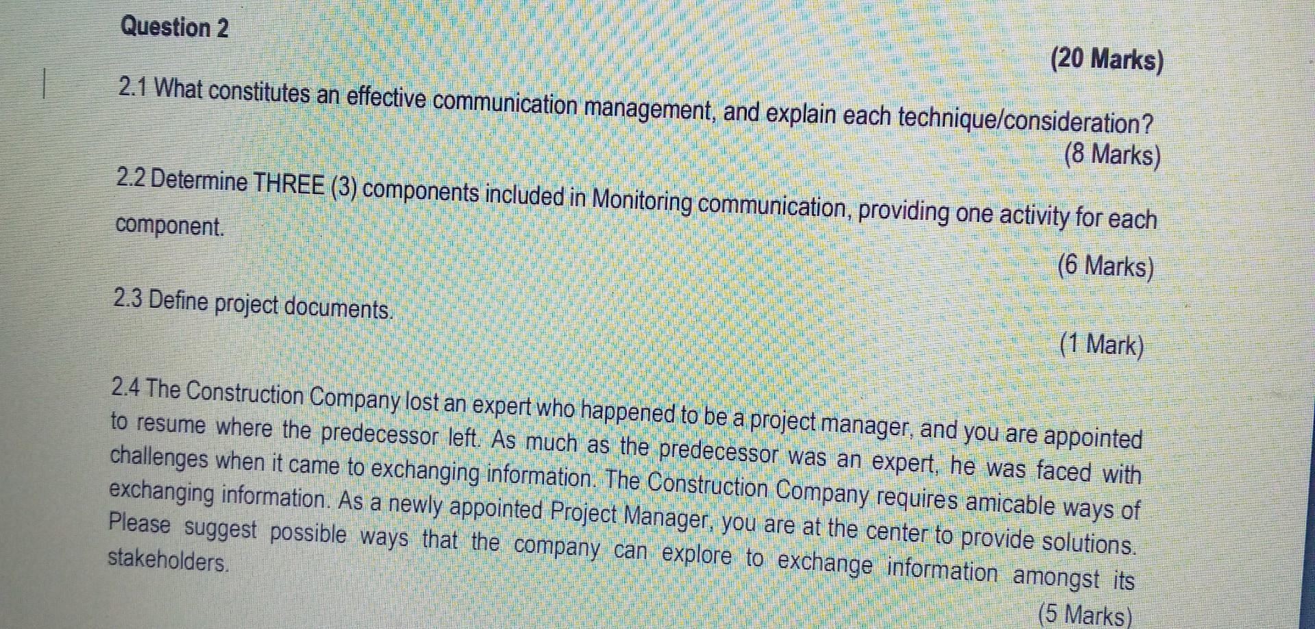 2.1 What constitutes an effective communication