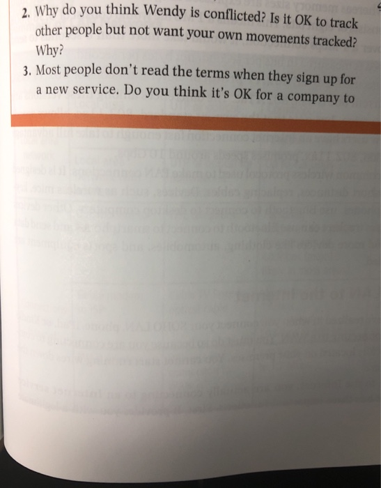 Why do you think Wendy is conflicted? Is it OK to