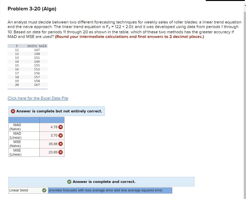 An analyst must decide between two different