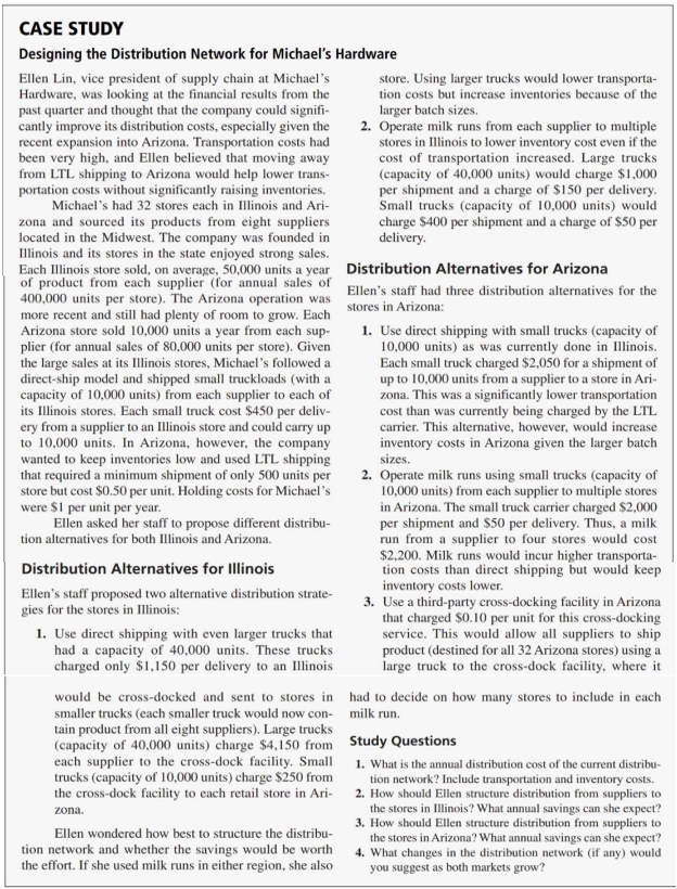 Solve with Excel CASE STUDY Designing the