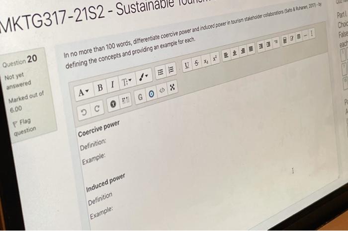 MKTG317-2152 - Sustainable Partl Choc False 1 ed