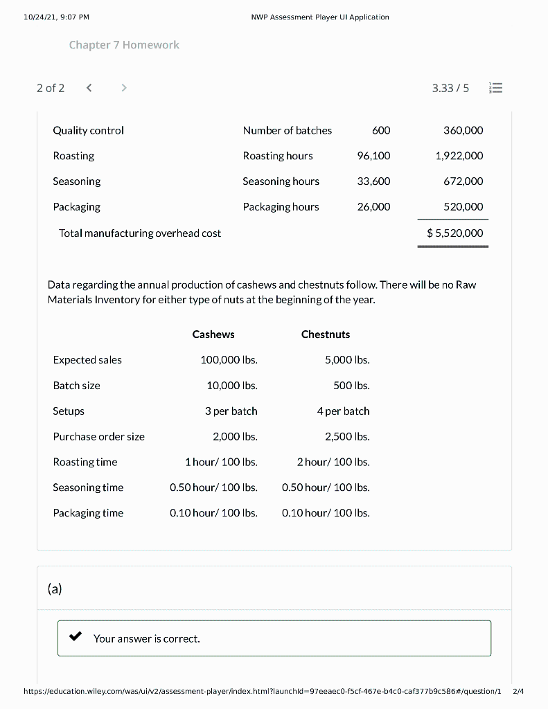 Using an activity-based costing approach and the