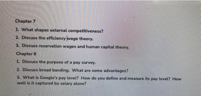 Chapter 7 1. What shapes external