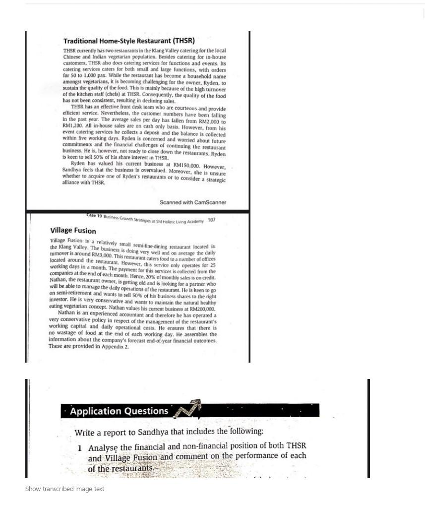 Traditional Home-Style Restaurant (THSR) THSR