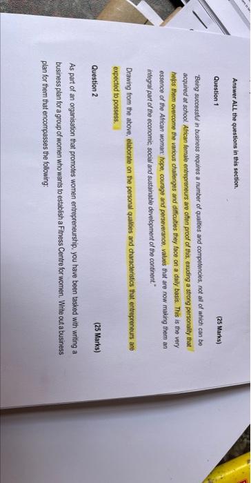 please help Answer ALL the questions in this