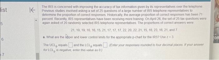 The IRS is concerned with improving the accuracy