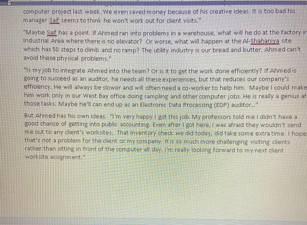 TOPIC 5: ACTIVITY 2 - MINI CASE IS AHMED