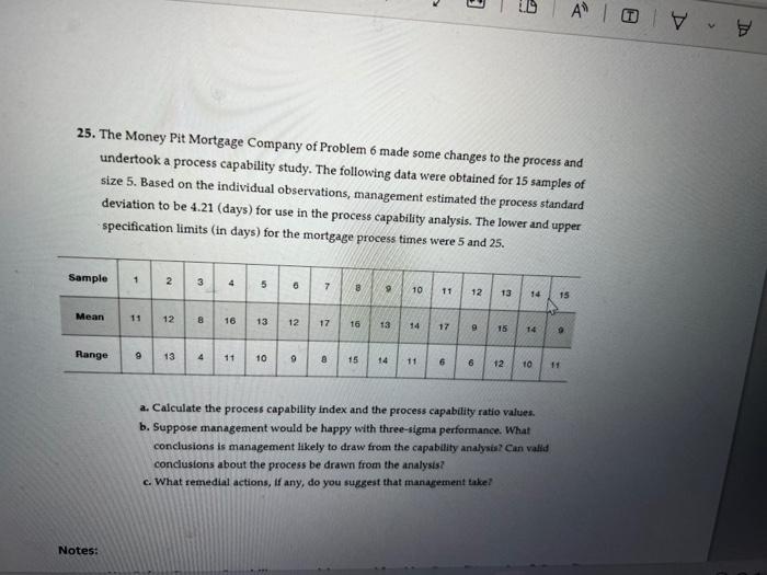 25. The Money Pit Mortgage Company of Problem 6