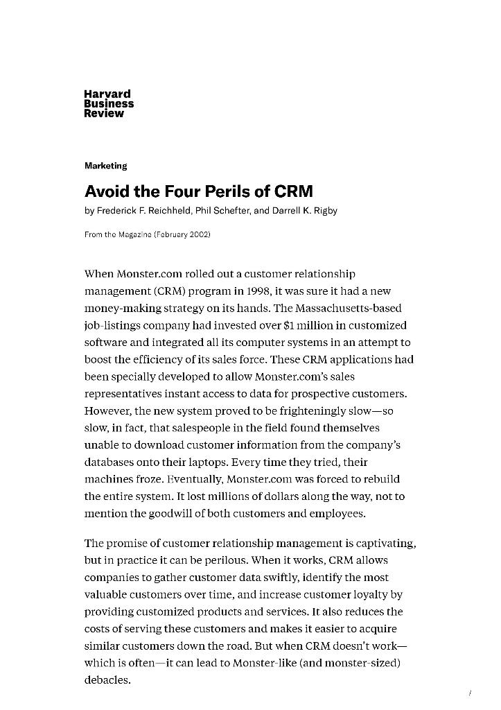 Read the article and write summary in your own