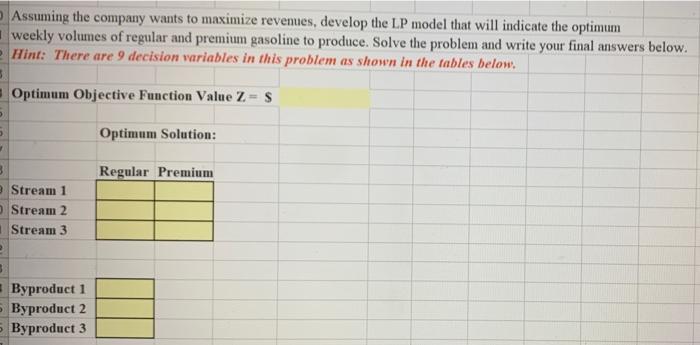 Case II - SABA Petroleum, blends two different