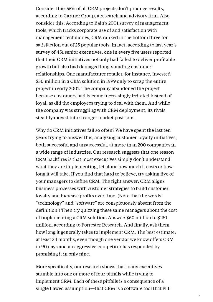 Read the article and write summary in your own