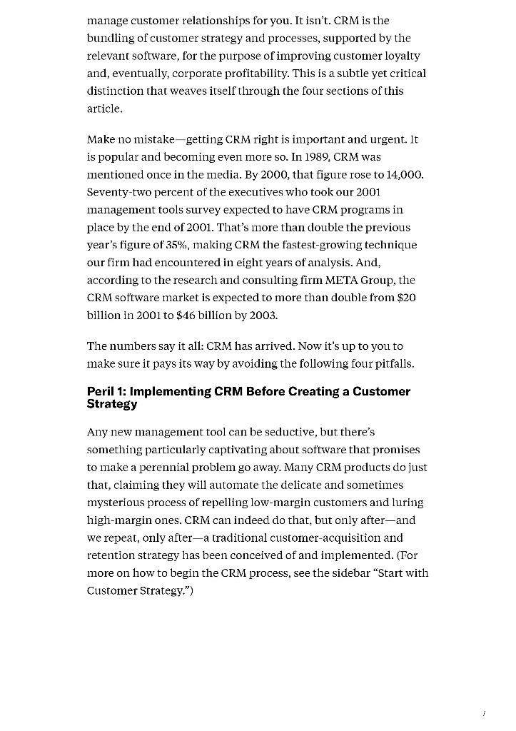 Read the article and write summary in your own