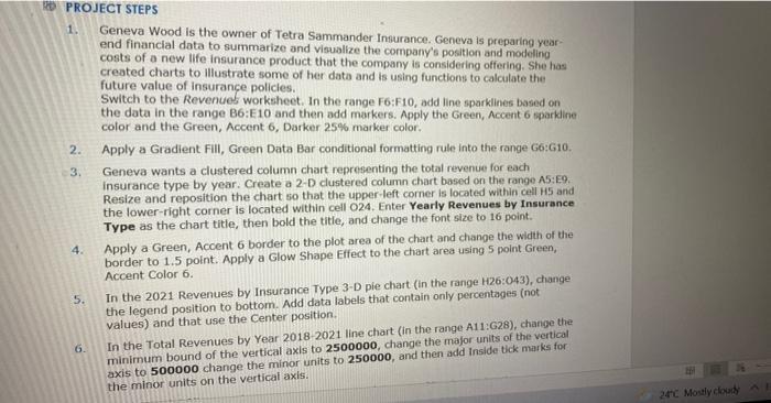 RD PROJECT STEPS Geneva Wood Is the owner of