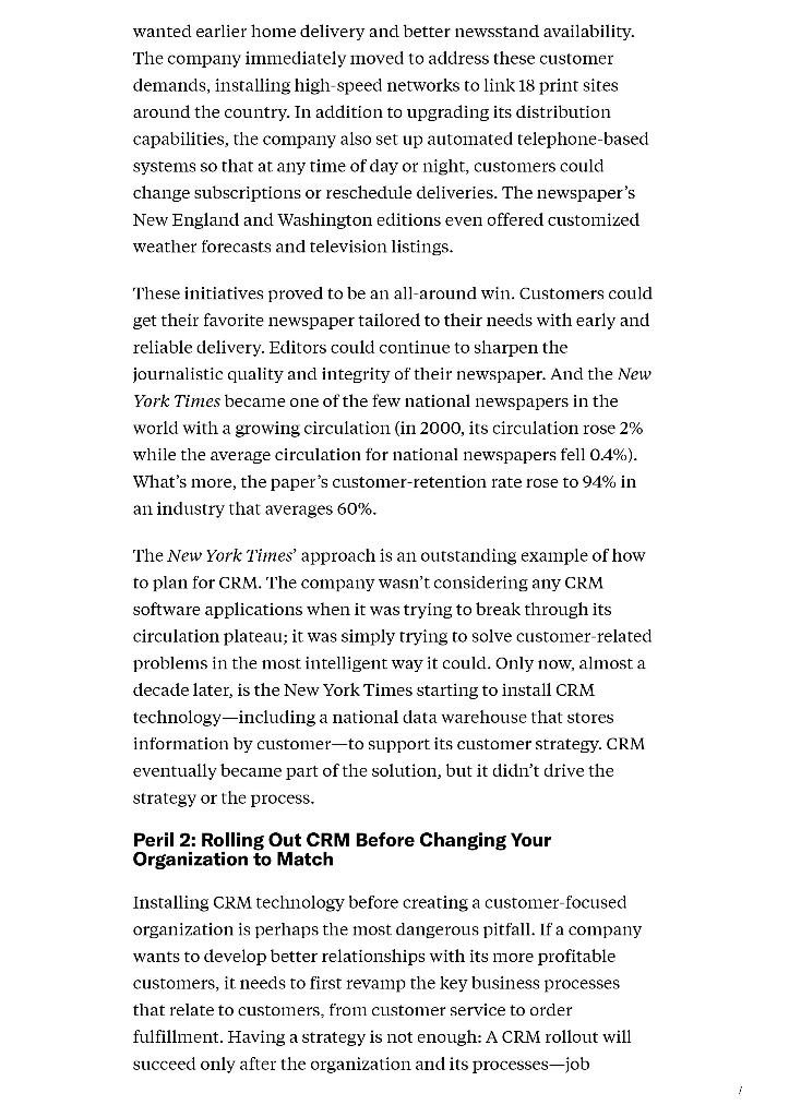 Read the article and write summary in your own