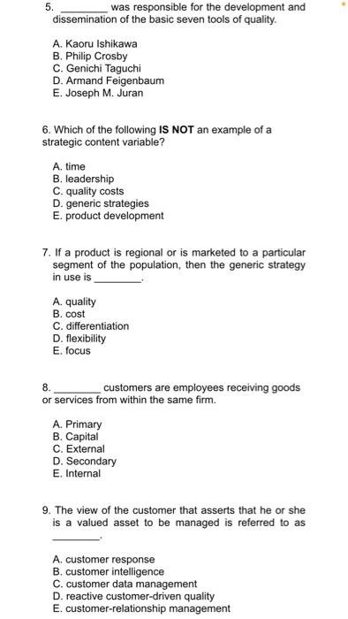 5. was responsible for the development and
