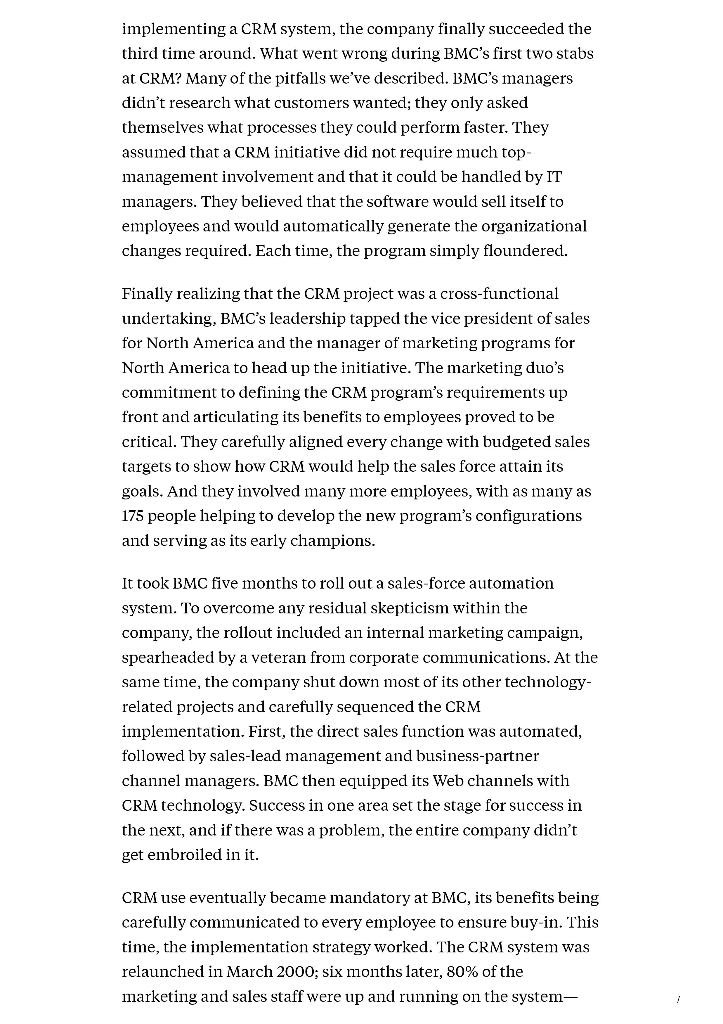 Read the article and write summary in your own