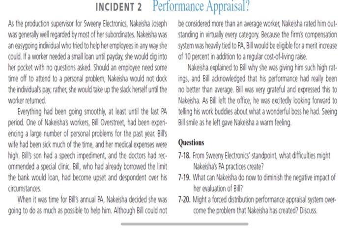 INCIDENT 2 Performance Appraisal? As the