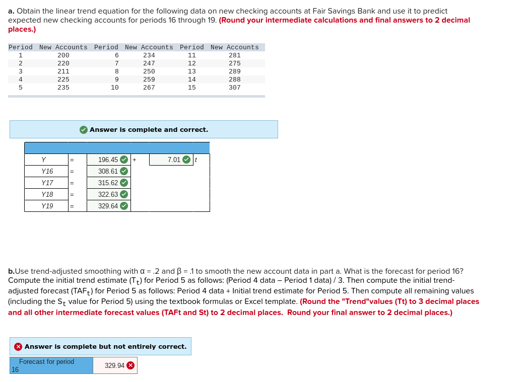 Help me with part B please! a. Obtain the linear