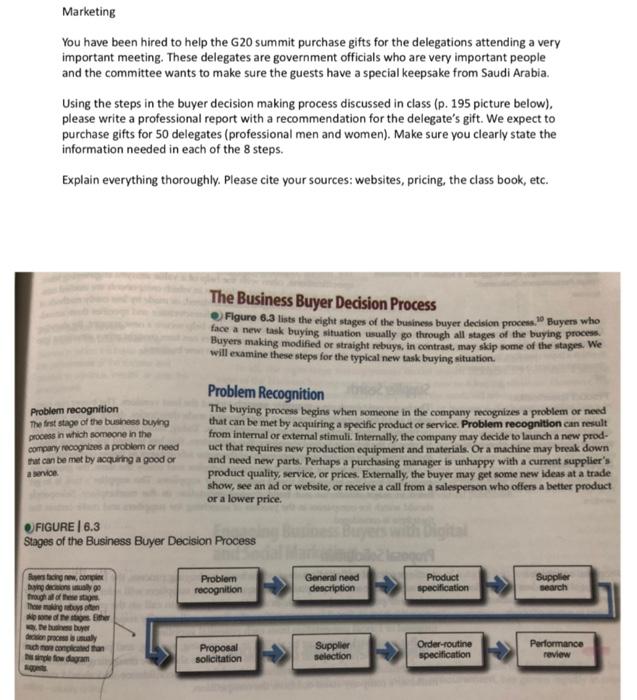 i neeed a new answer Marketing You have been