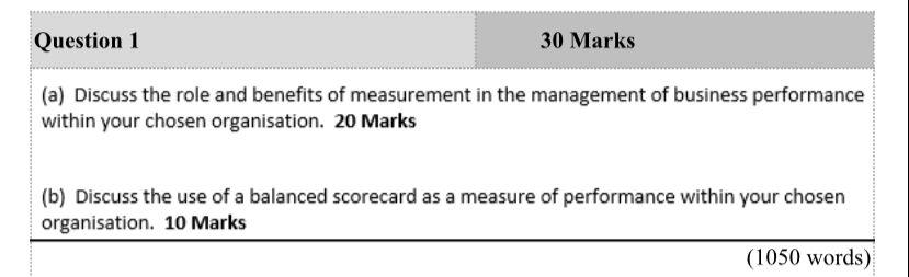Chosen Organization: Virgin Atlantic Question 1
