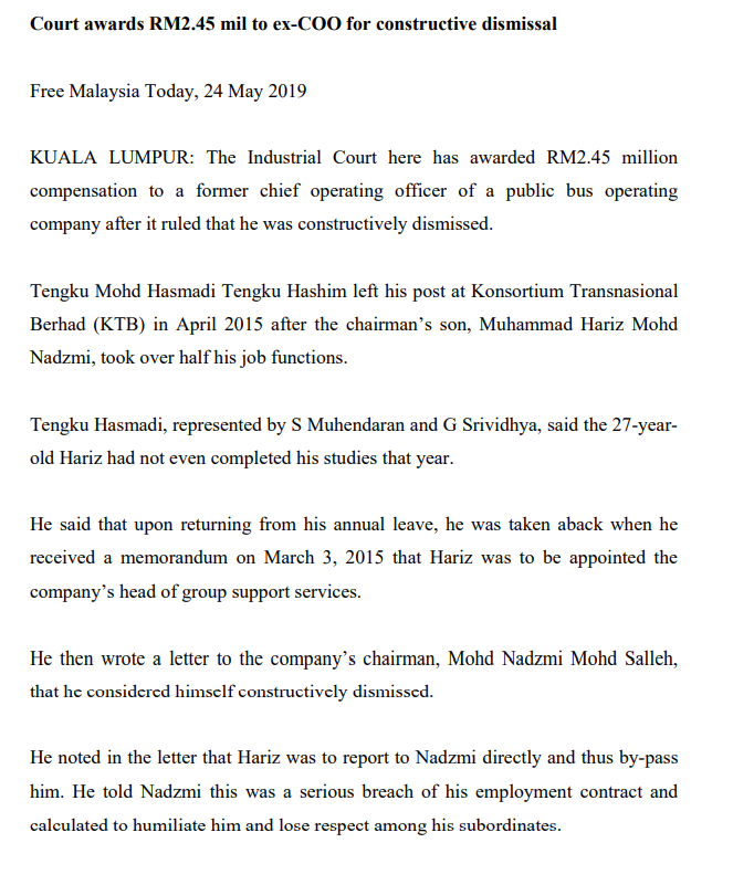 Question 2 Konsortium Transnasional Berhad (KTB)