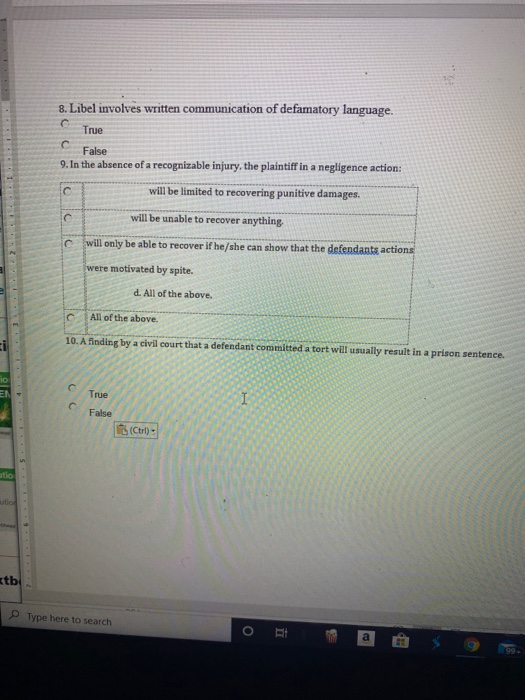 please answer all 10 questions. If you cant