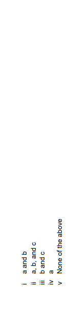 1.3 Select the best answer from the following